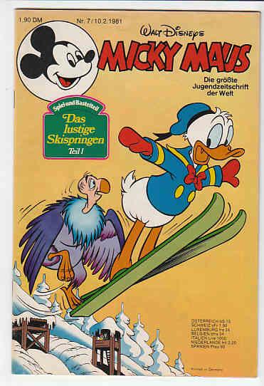 Micky Maus 1981: Nr. 7: