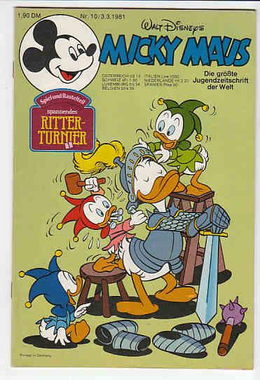 Micky Maus 1981: Nr. 10: