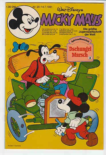 Micky Maus 1981: Nr. 29: