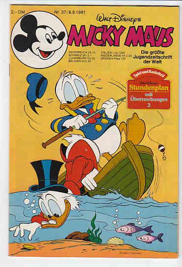 Micky Maus 1981: Nr. 37: