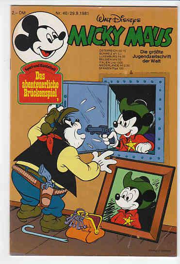 Micky Maus 1981: Nr. 40: