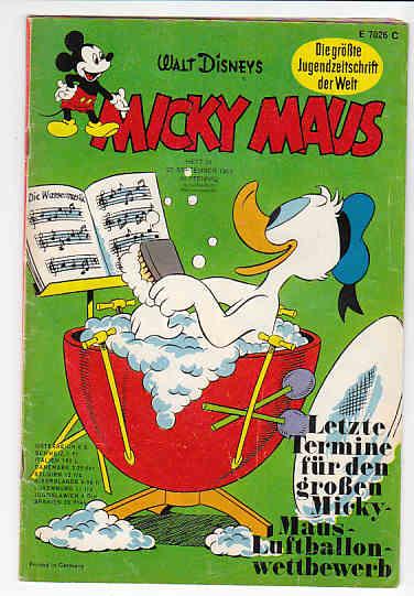 Micky Maus 1969: Nr. 39: