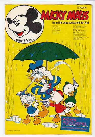 Micky Maus 1970: Nr. 19: