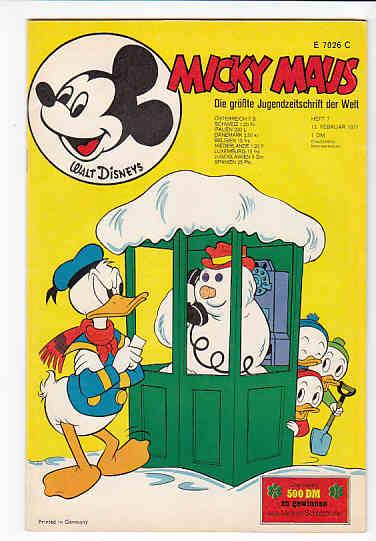 Micky Maus 1971: Nr. 7: