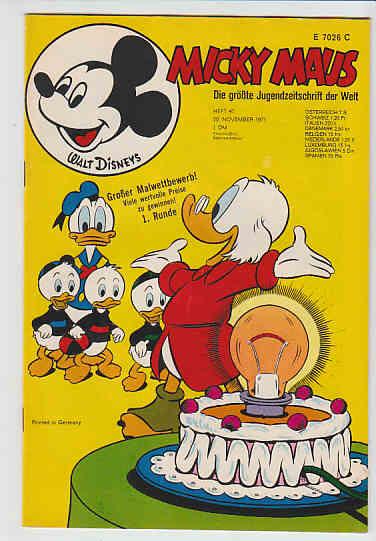 Micky Maus 1971: Nr. 47: