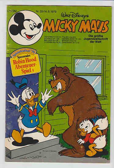 Micky Maus 1979: Nr. 33: