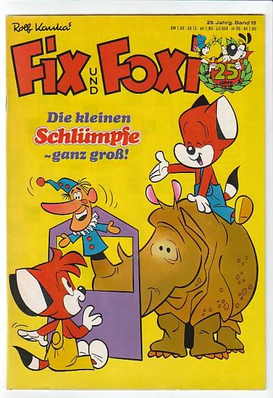 Fix und Foxi: 25. Jahrgang - Nr. 15