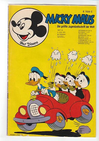 Micky Maus 1970: Nr. 23: