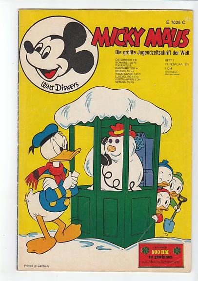 Micky Maus 1971: Nr. 7: