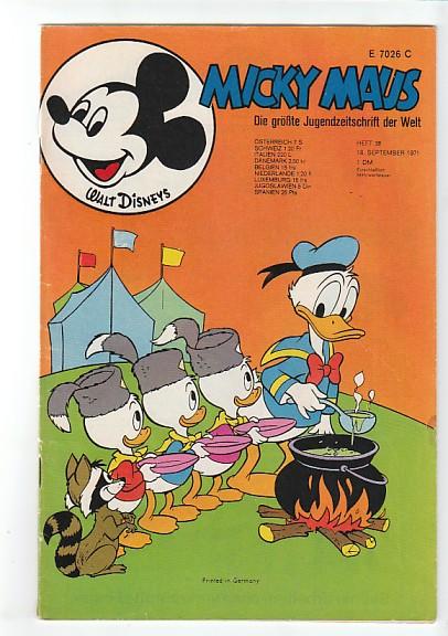 Micky Maus 1971: Nr. 38: