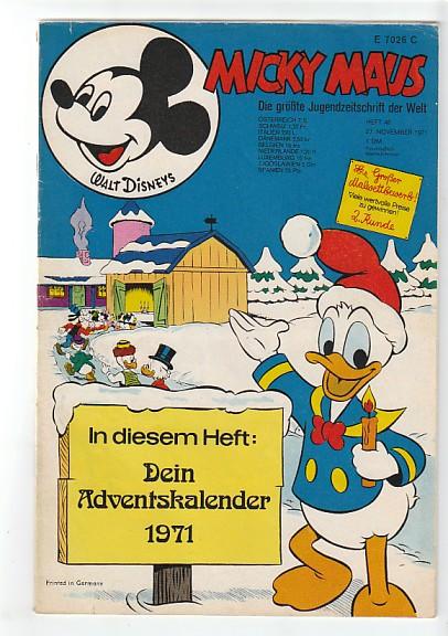 Micky Maus 1971: Nr. 48: