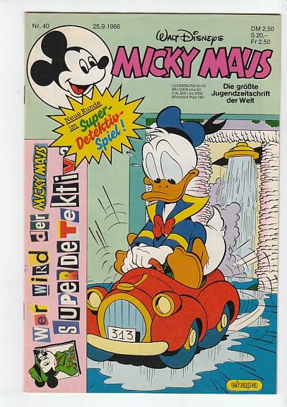 Micky Maus 1986: Nr. 40: