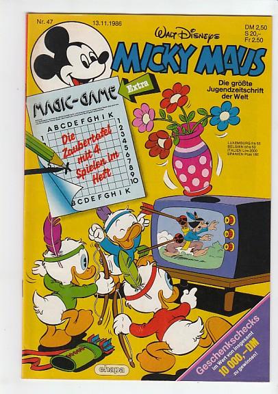 Micky Maus 1986: Nr. 47: