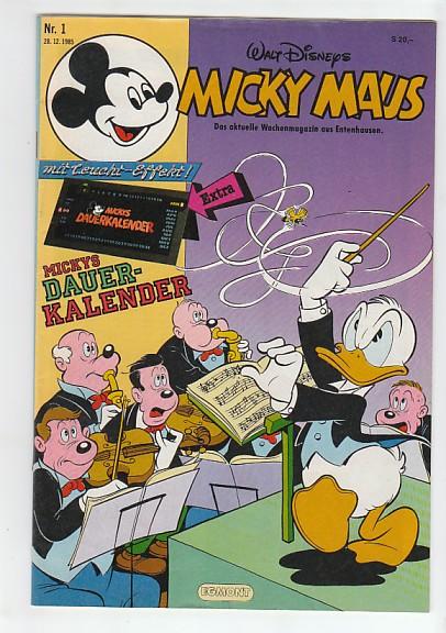 Micky Maus 1985: Nr. 1: