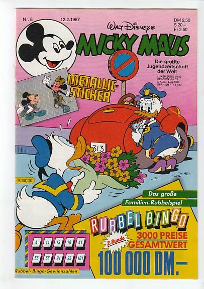 Micky Maus 1987: Nr. 8: