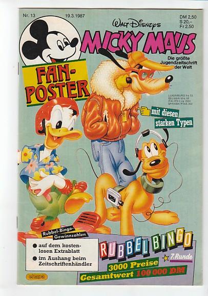 Micky Maus 1987: Nr. 13: