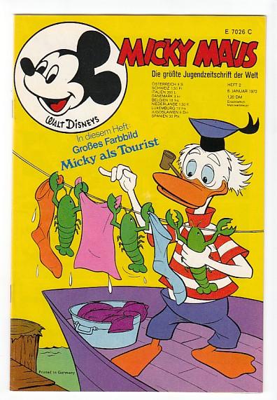 Micky Maus 1972: Nr. 2: