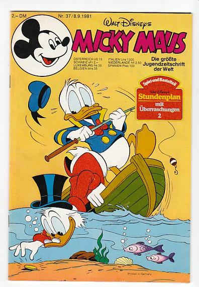 Micky Maus 1981: Nr. 37: