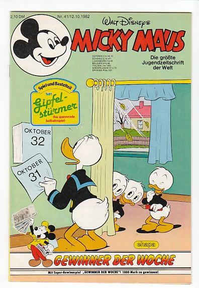 Micky Maus 1982: Nr. 41: