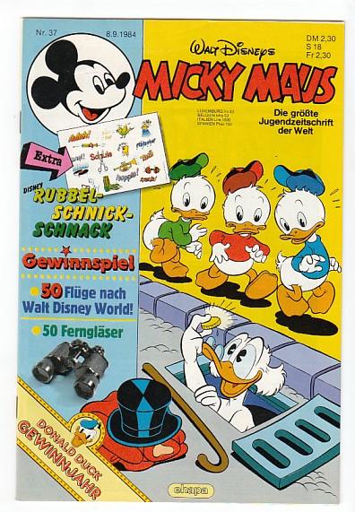 Micky Maus 1984: Nr. 37: