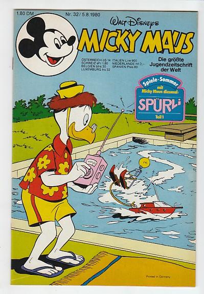 Micky Maus 1980: Nr. 32: