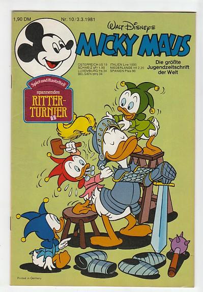Micky Maus 1981: Nr. 10: