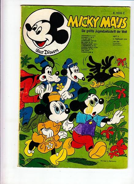 Micky Maus 1974: Nr. 5: