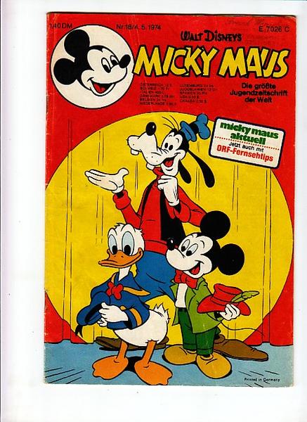 Micky Maus 1974: Nr. 18: