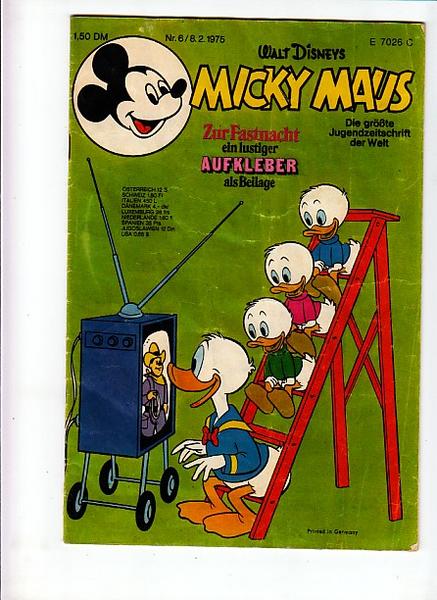 Micky Maus 1975: Nr. 6: