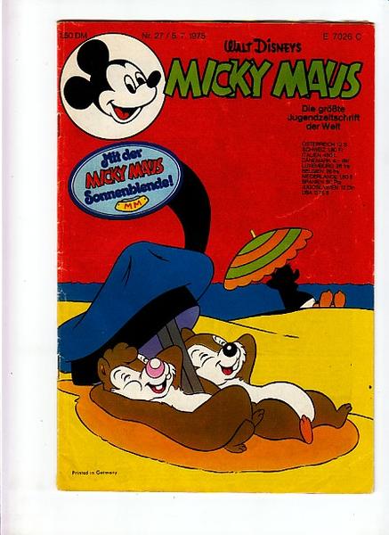 Micky Maus 1975: Nr. 27: