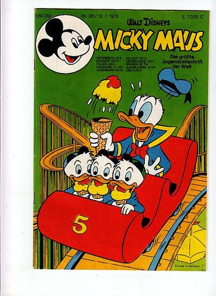 Micky Maus 1975: Nr. 28: