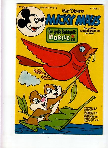 Micky Maus 1975: Nr. 40: