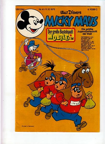 Micky Maus 1975: Nr. 41: