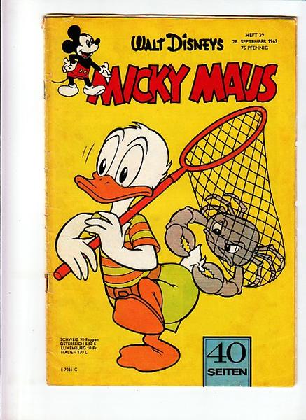 Micky Maus 1963: Nr. 39: