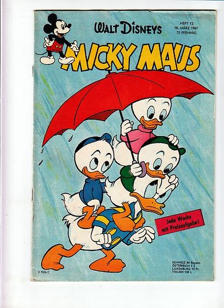 Micky Maus 1961: Nr. 12: