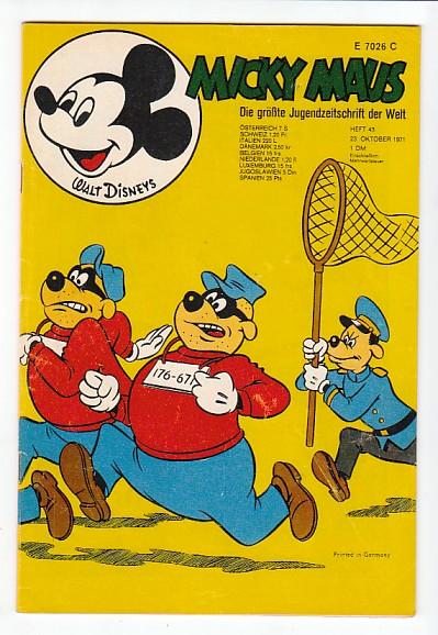 Micky Maus 1971: Nr. 43: