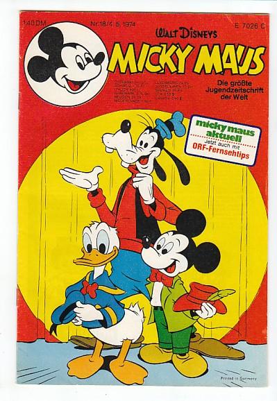 Micky Maus 1974: Nr. 18: