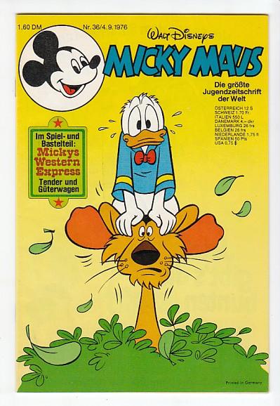 Micky Maus 1976: Nr. 36: