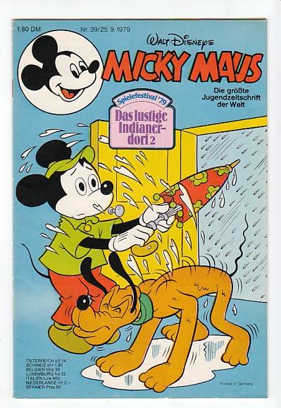 Micky Maus 1979: Nr. 39: