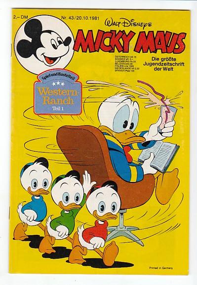 Micky Maus 1981: Nr. 43: