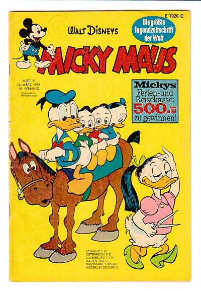 Micky Maus 1968: Nr. 11:
