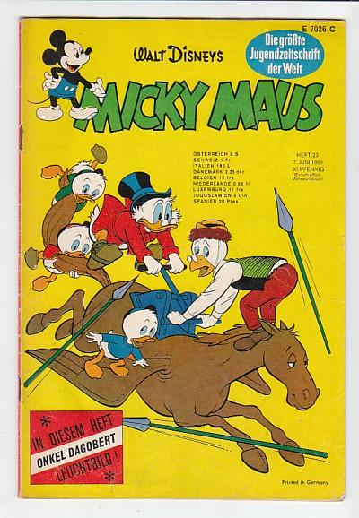 Micky Maus 1969: Nr. 23: