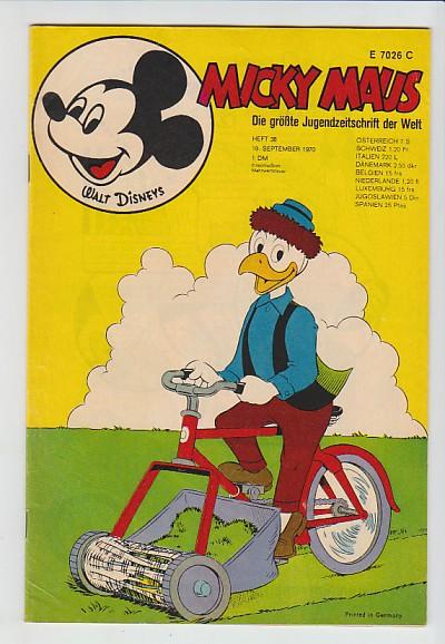 Micky Maus 1970: Nr. 38: