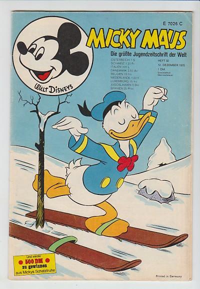 Micky Maus 1970: Nr. 50: