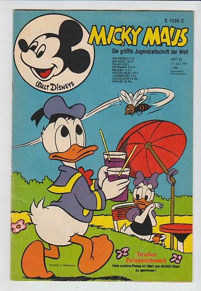 Micky Maus 1971: Nr. 29: