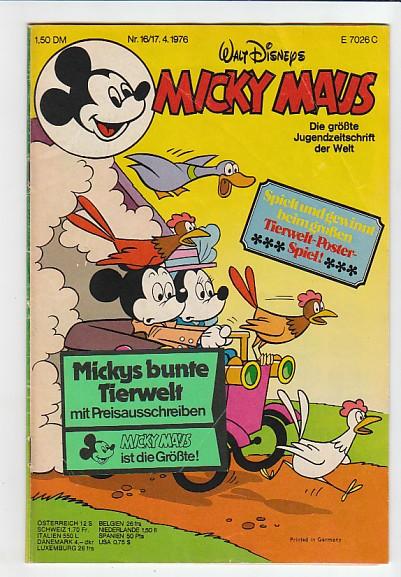 Micky Maus 1976: Nr. 16: