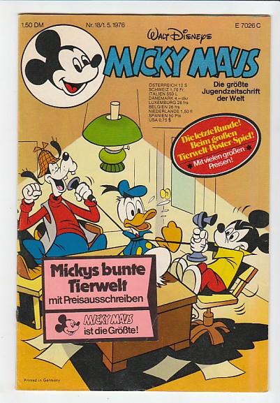 Micky Maus 1976: Nr. 18: