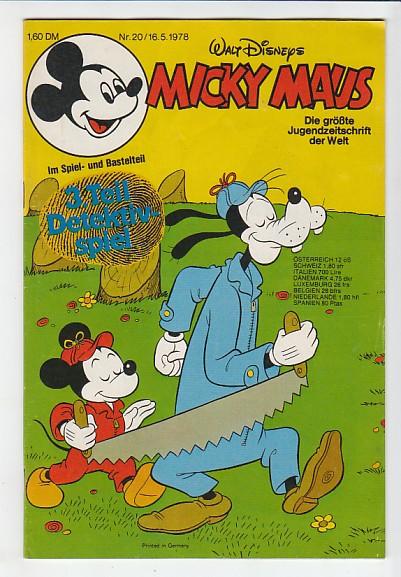 Micky Maus 1978: Nr. 20: