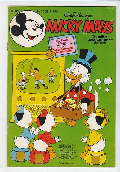 Micky Maus 1978: Nr. 35: