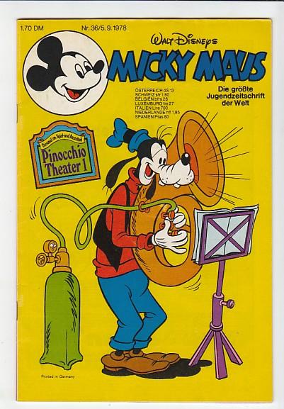 Micky Maus 1978: Nr. 36: